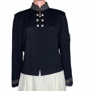 St. John Evening by Marie Gray knit cardigan 6